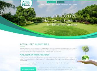 Odour control website by Monster IT