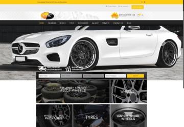 Wheels & tyres website by Monster IT