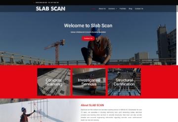 Concrete scanning website by Monster IT