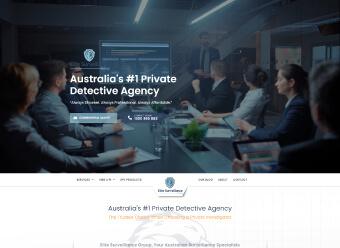 Private investigators website by Monster IT