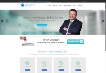 Eye clinic website by Monster IT