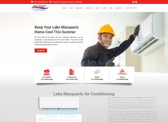 Air conditioning website by Monster IT