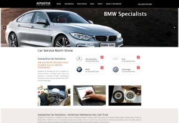 Vehicle mechanics website by Monster IT