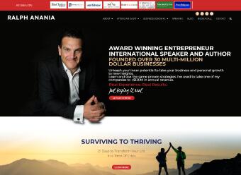Business coaching website by Monster IT