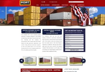 Container sales website by Monster IT